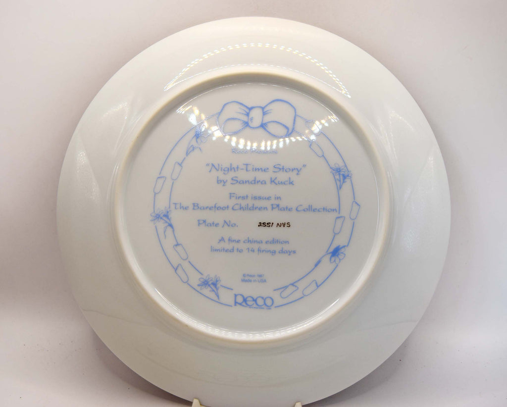 Pair of Sandra Kuck Collector Plates | The Rehearsal & Night-Time Story