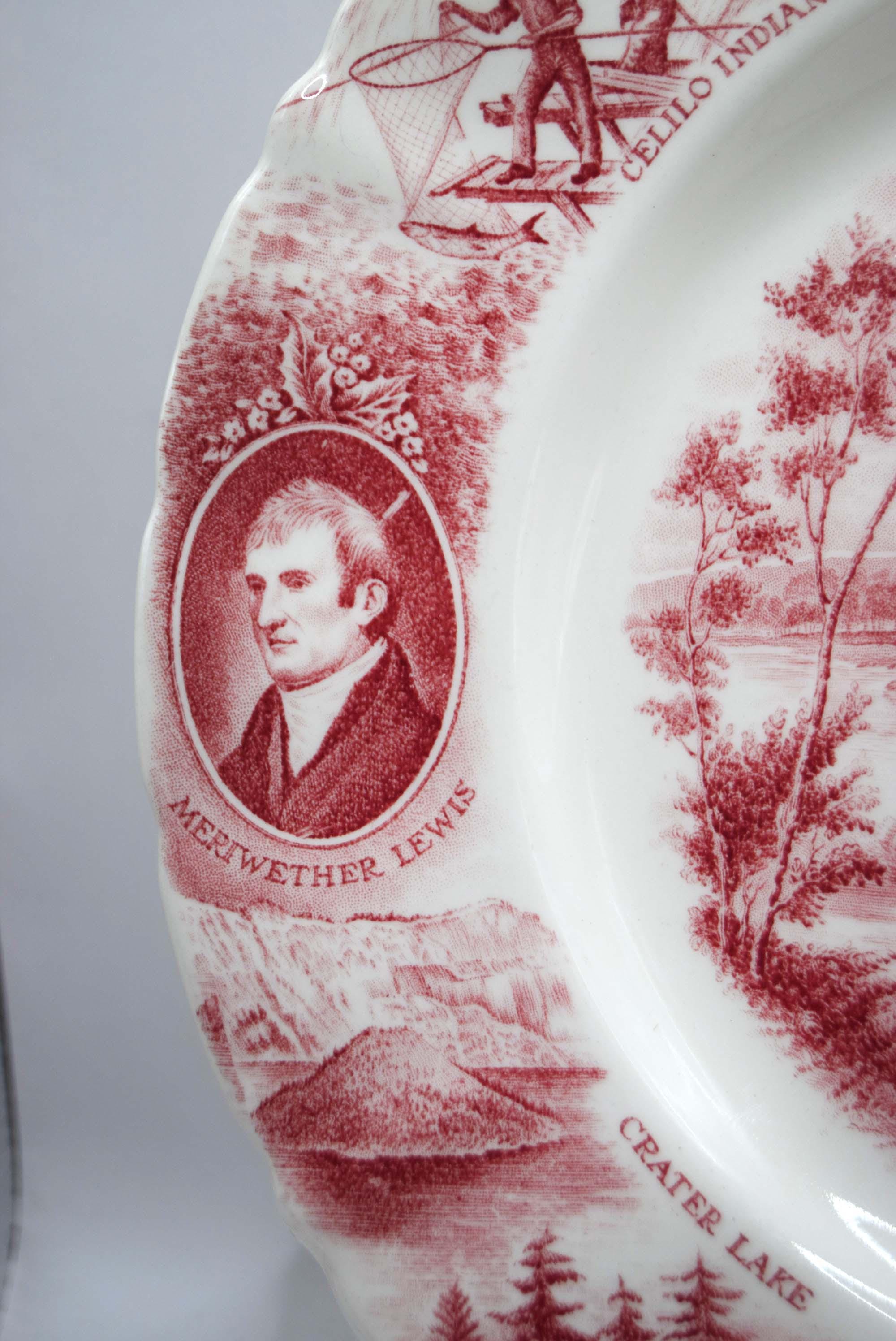 Vintage Johnson Bros., England 'The Oregon Plate' by Meier & Frank 10.75"