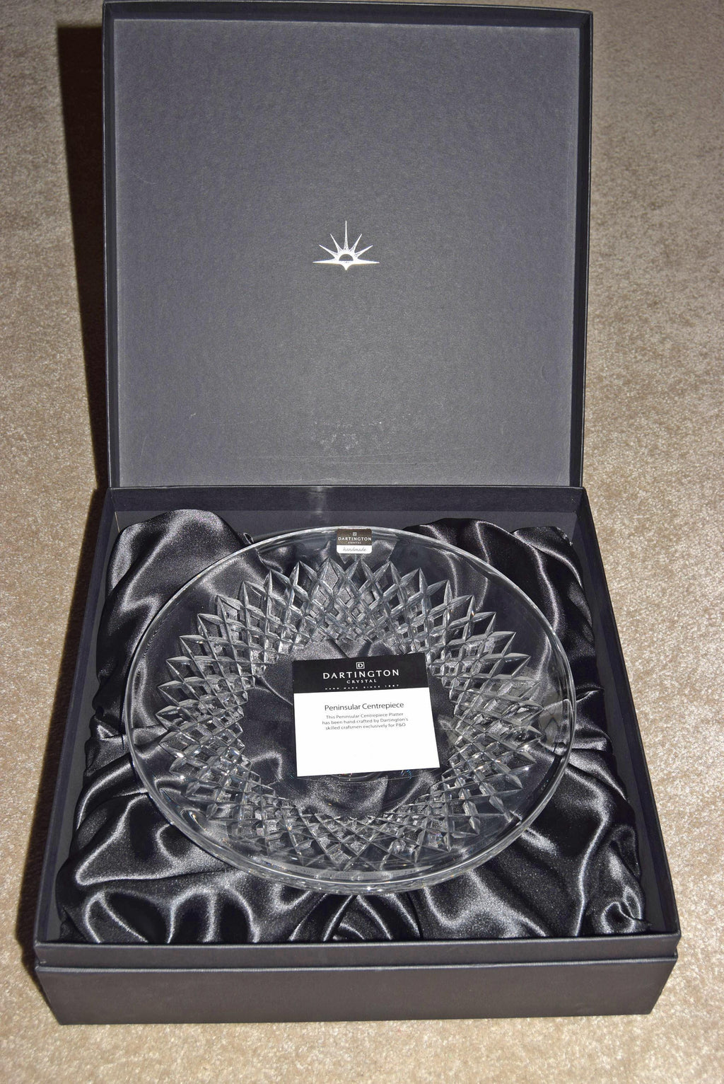 Dartington Crystal Peninsular Centrepiece Bowl Arcadia P&O Cruises