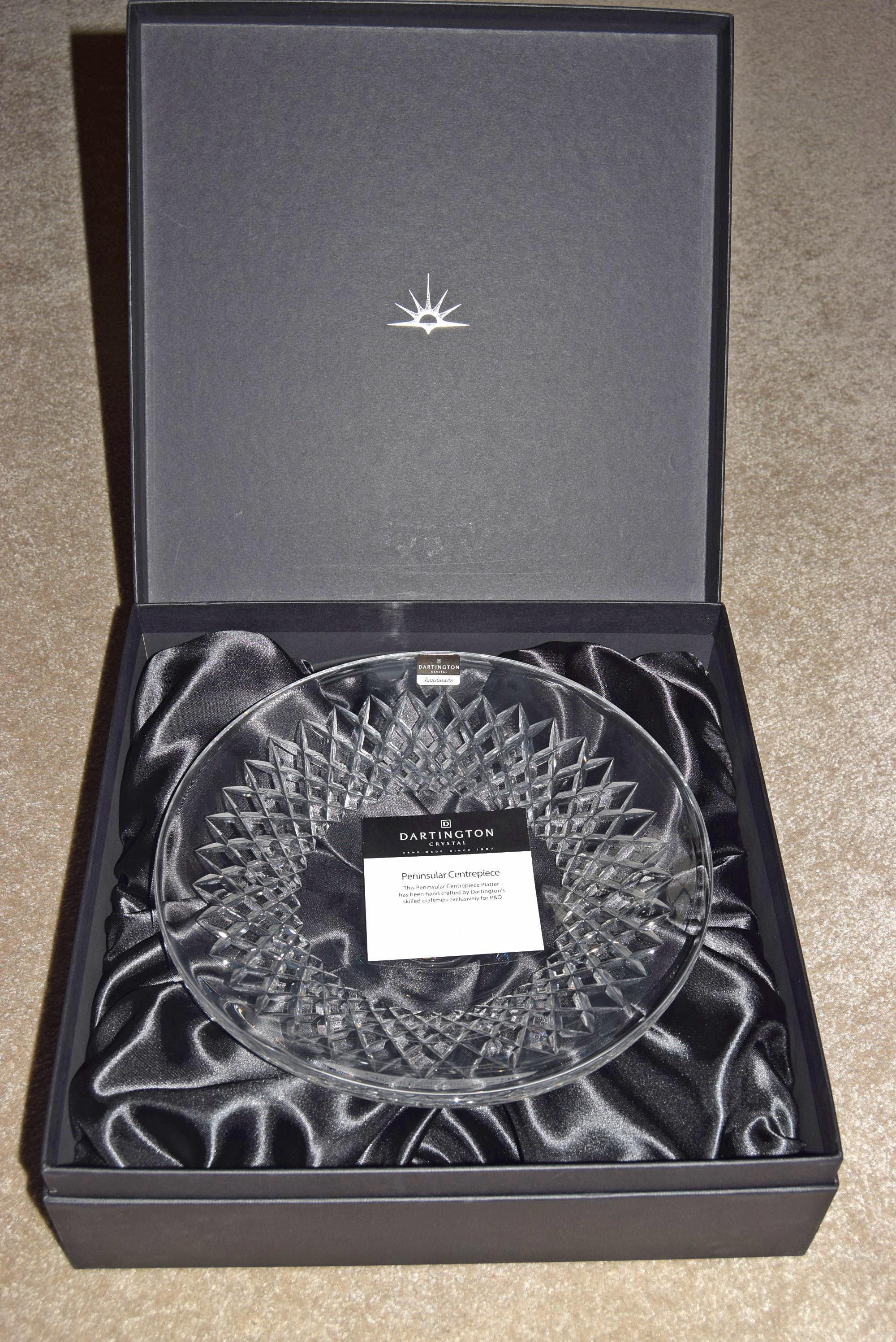 Dartington Crystal Peninsular Centrepiece Bowl Arcadia P&O Cruises