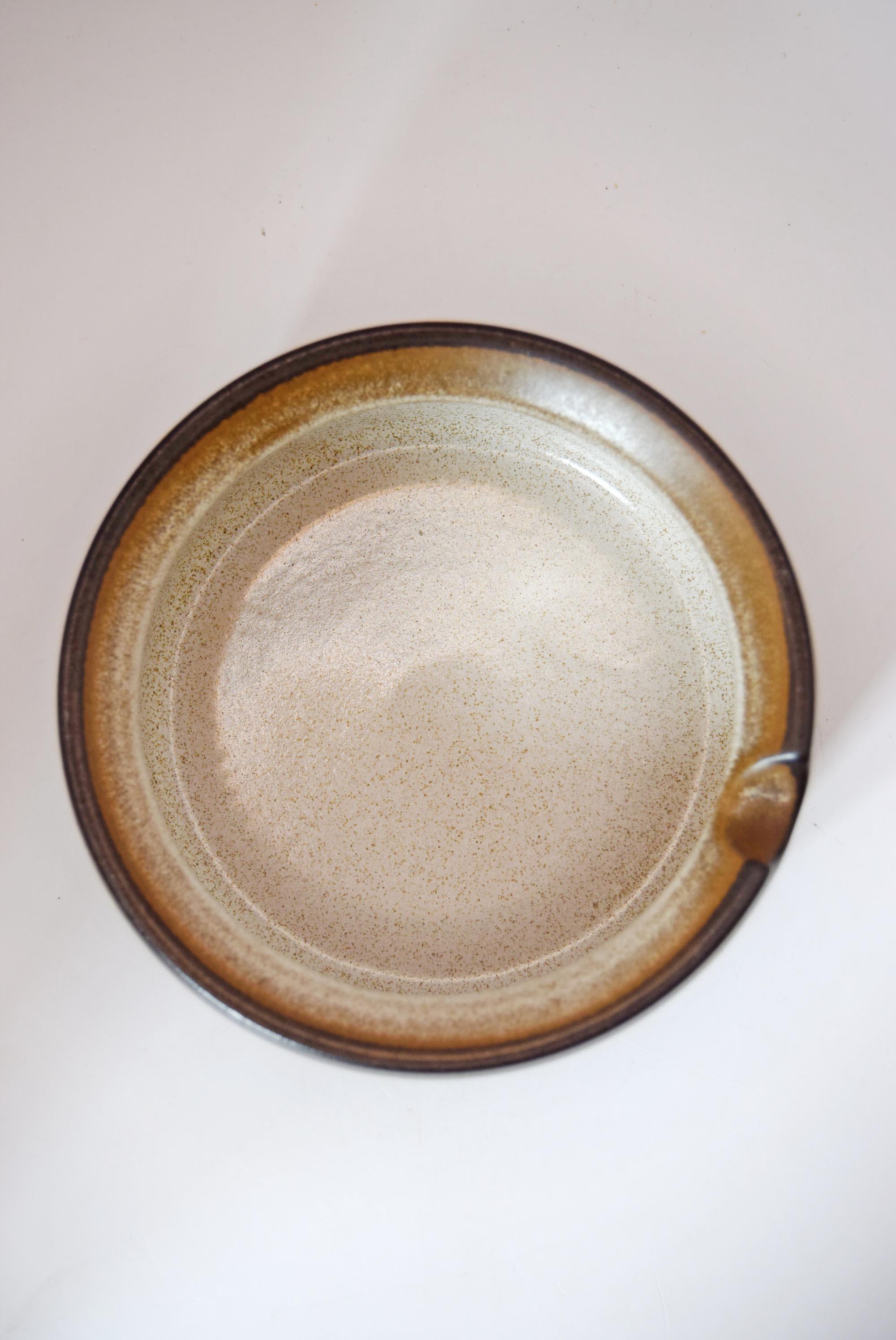 Denby Pottery â€˜ Savannahâ€™ Ashtray - Designed by Glyn Colledge -Disc'd 1970s