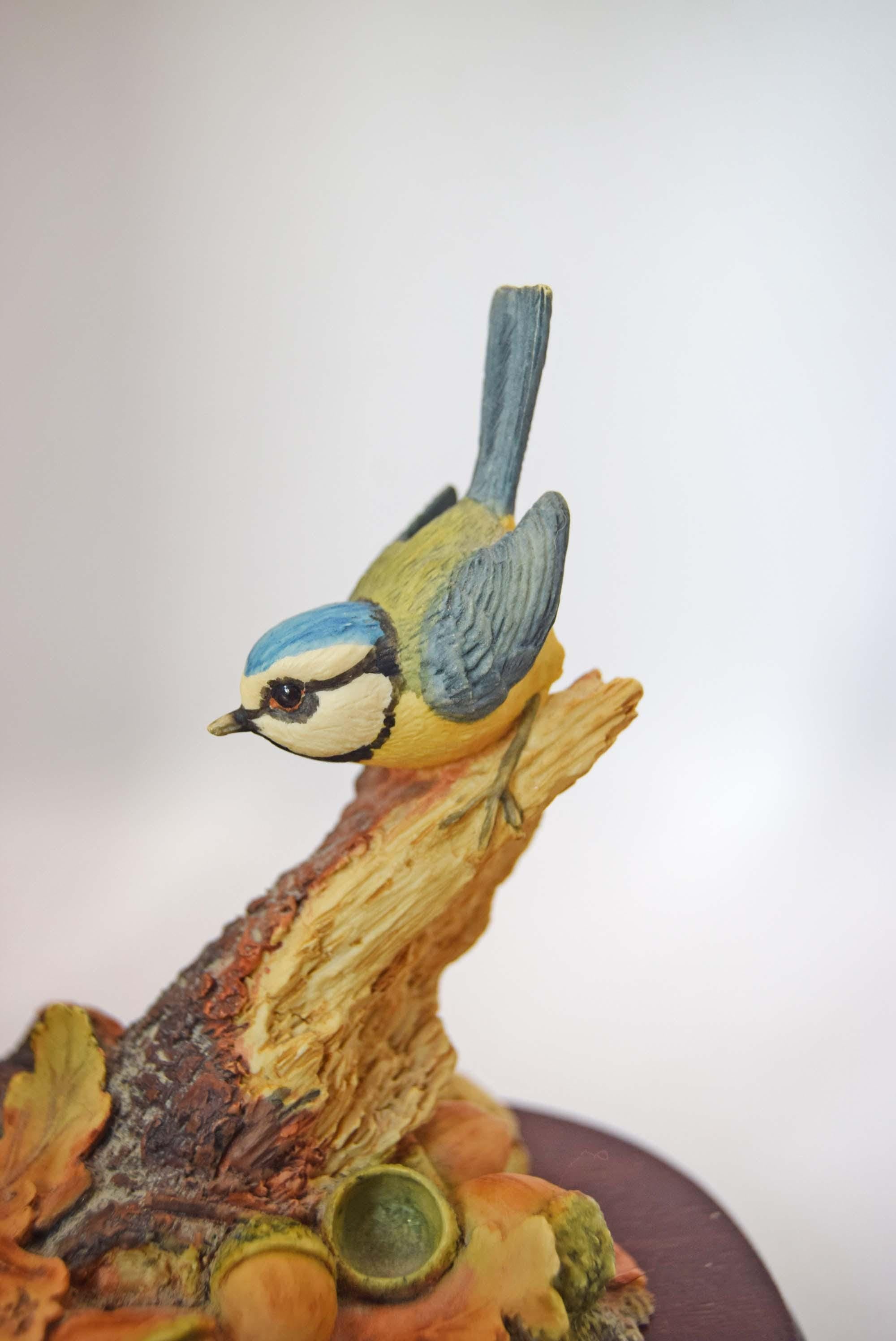 Border Fine Arts Figurine Baby Squirrel and Baby Blue Tit | 1991 | Mint Condition |
