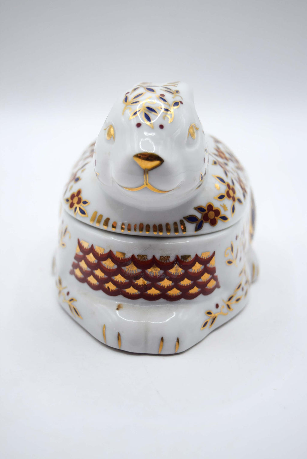 Imari Porcelain Rabbit Trinket Box Leonardo Collection, Made in Japan