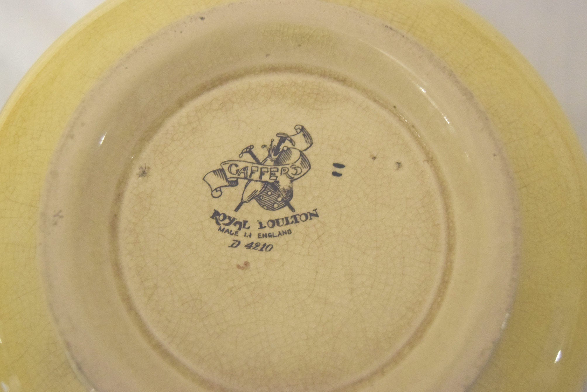 Antique Royal Doulton Bowl ' Gaffers' D 4210 c1920