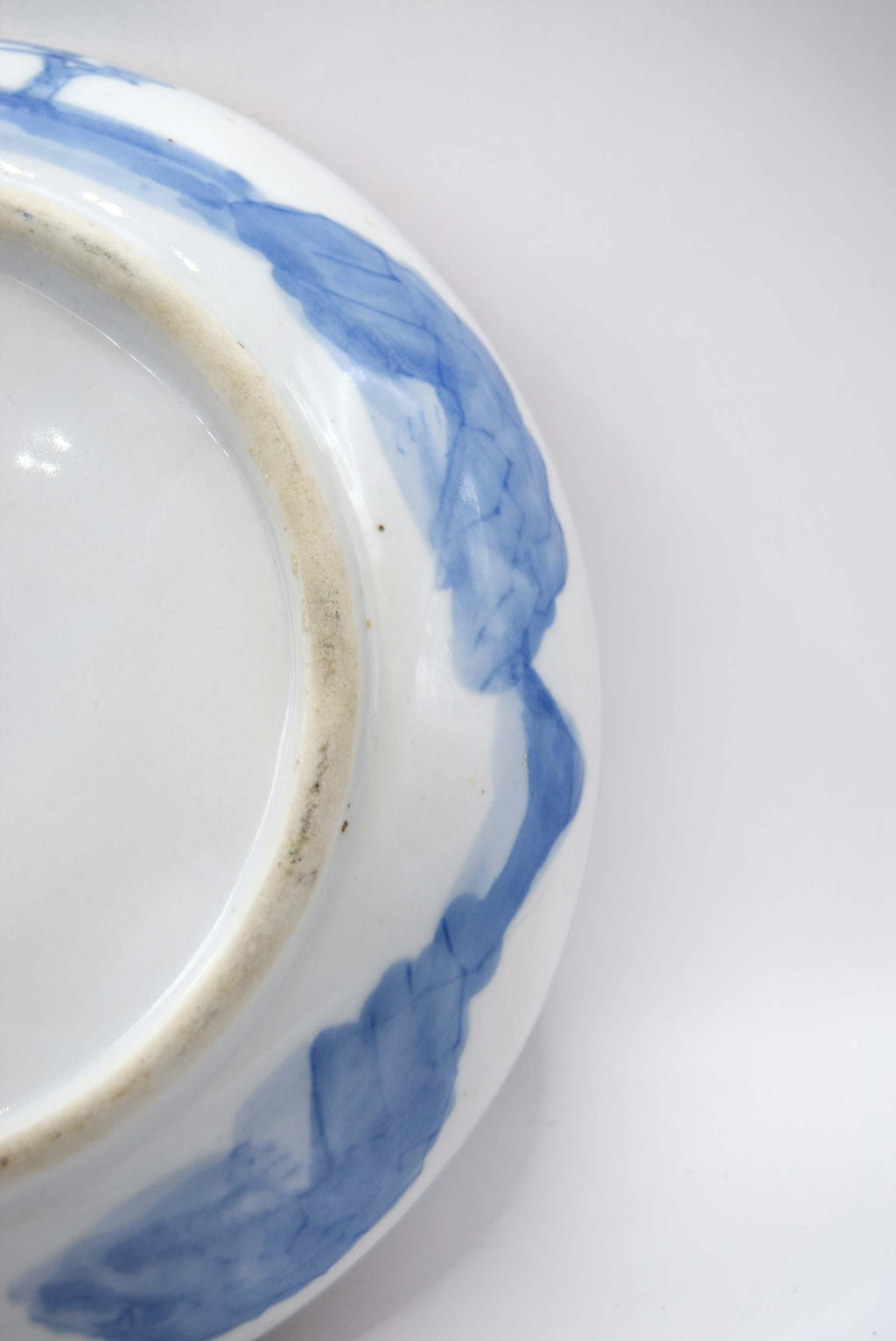 Rare Antique Chinese Blue & White Divided Lidded Serving Dish. Early 1900s