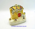 Staffordshire Flatback Pottery Pastille Burner c1840.  Rare pre-firing damage to rear.
