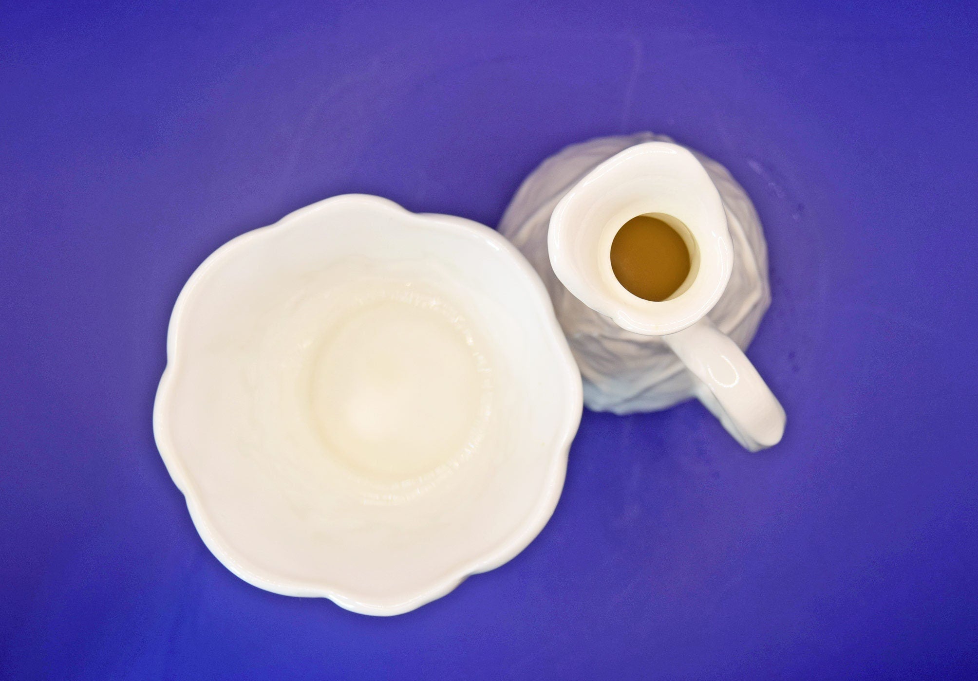 Coalport Countryware Cabbage Pattern Small Jug and Vase
