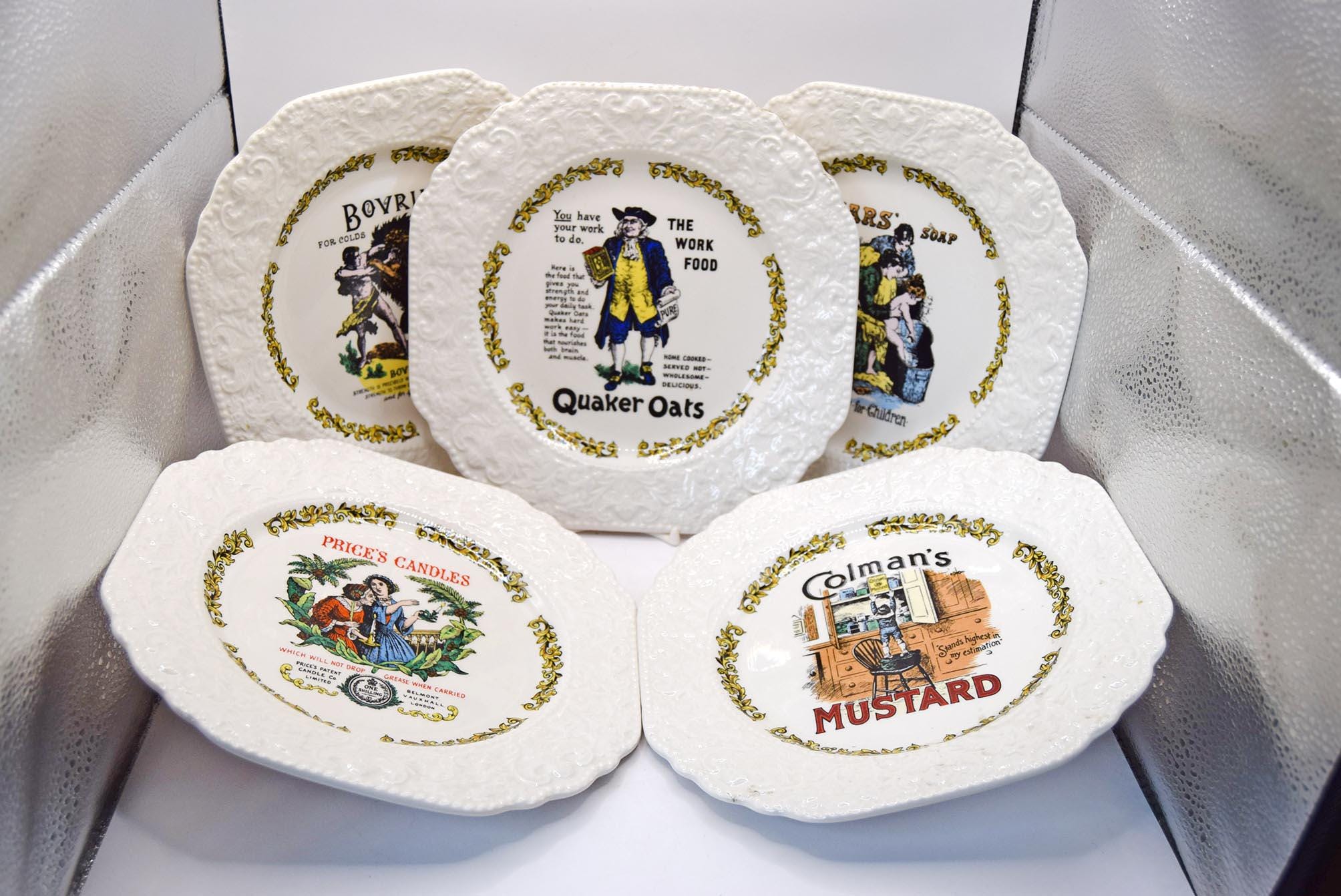 Set of 5 Lord Nelson Pottery Pears' Soap Victorian Advertising Plates | c1950s | Decorative plates
