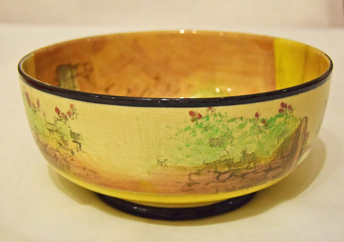 Antique Royal Doulton Bowl ' Gaffers' D 4210 c1920