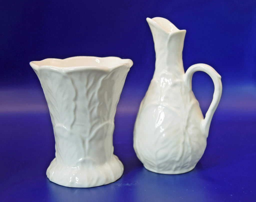 Coalport Countryware Cabbage Pattern Small Jug and Vase