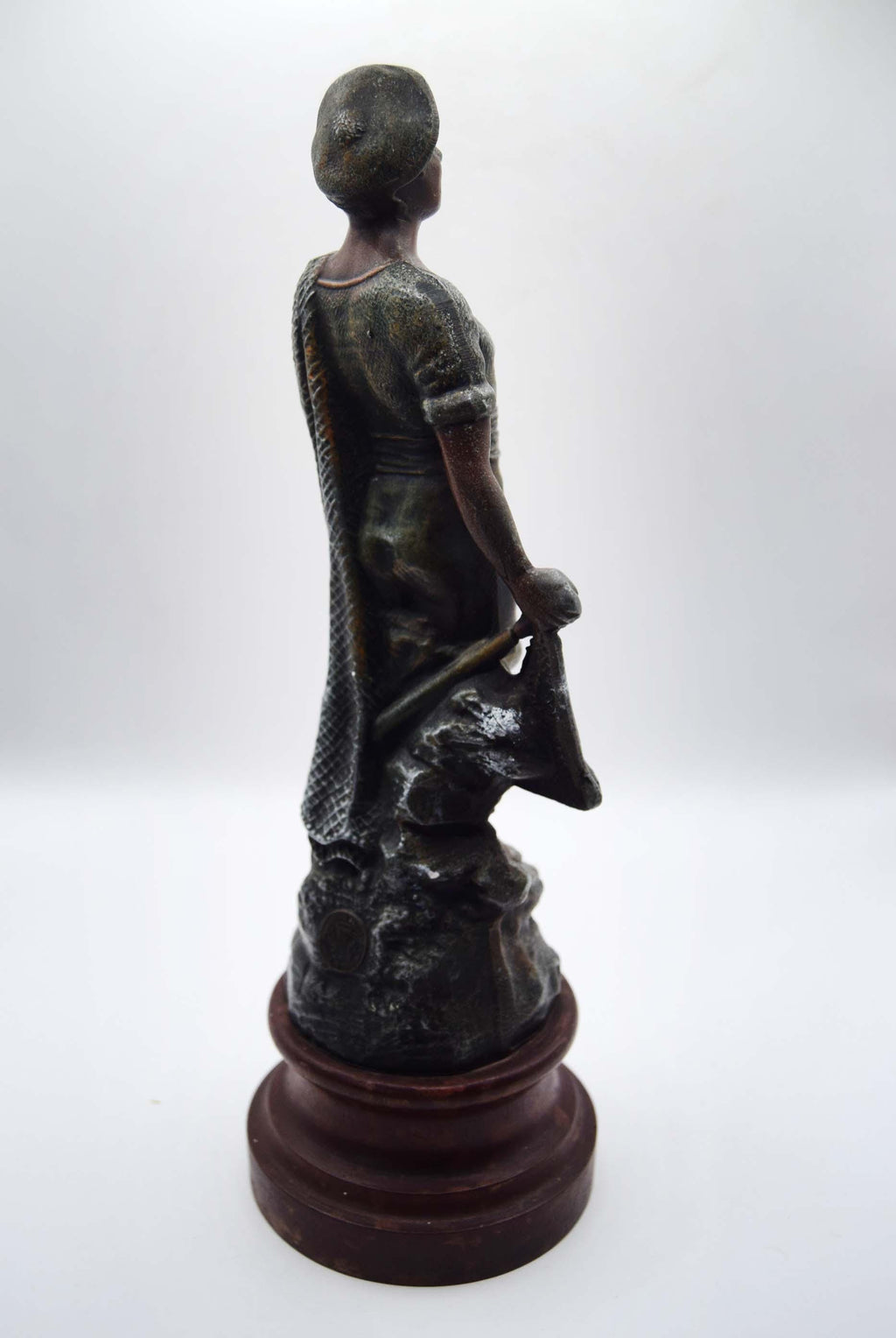 Late 19thC 'Pecheur' French Spelter Figurine - Fisherman - Height 11.5"