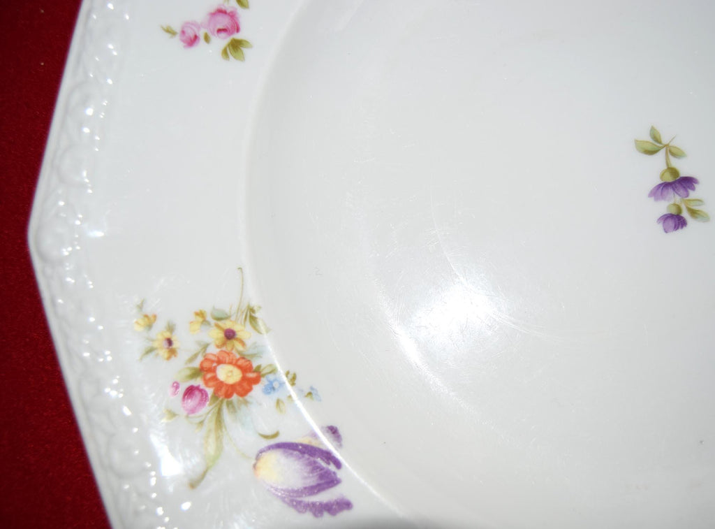 Vintage Rosenthal Selb Germany Maria Floral Porcelain Serving Charger Plate, Stamp dated to 1927