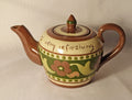 RARE FIND Devon Torquay Motto Ware small Teapot