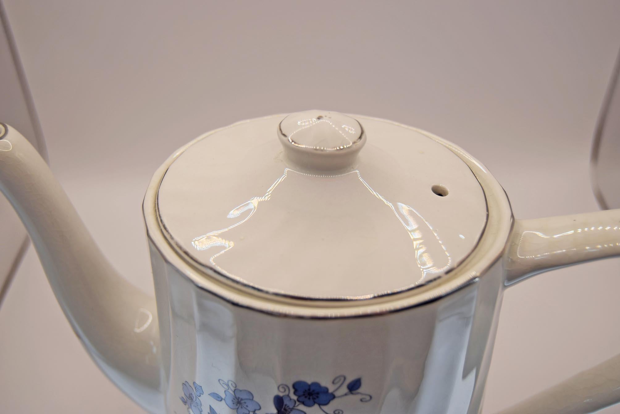 Vintage Enoch Wedgwood Tunstall "Royal Blue" Coffee Pot