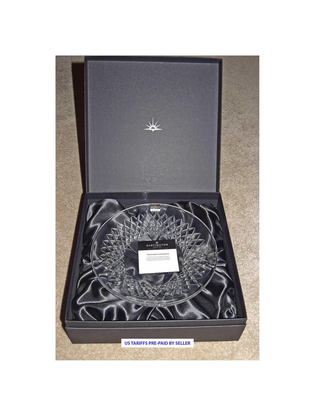 Dartington Crystal Peninsular Centrepiece Bowl Arcadia P&O Cruises