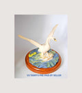 Swan Figurine 'Happy Landing' from the Countryside Collection - designed and crafted by John Beswick Studio c1984 