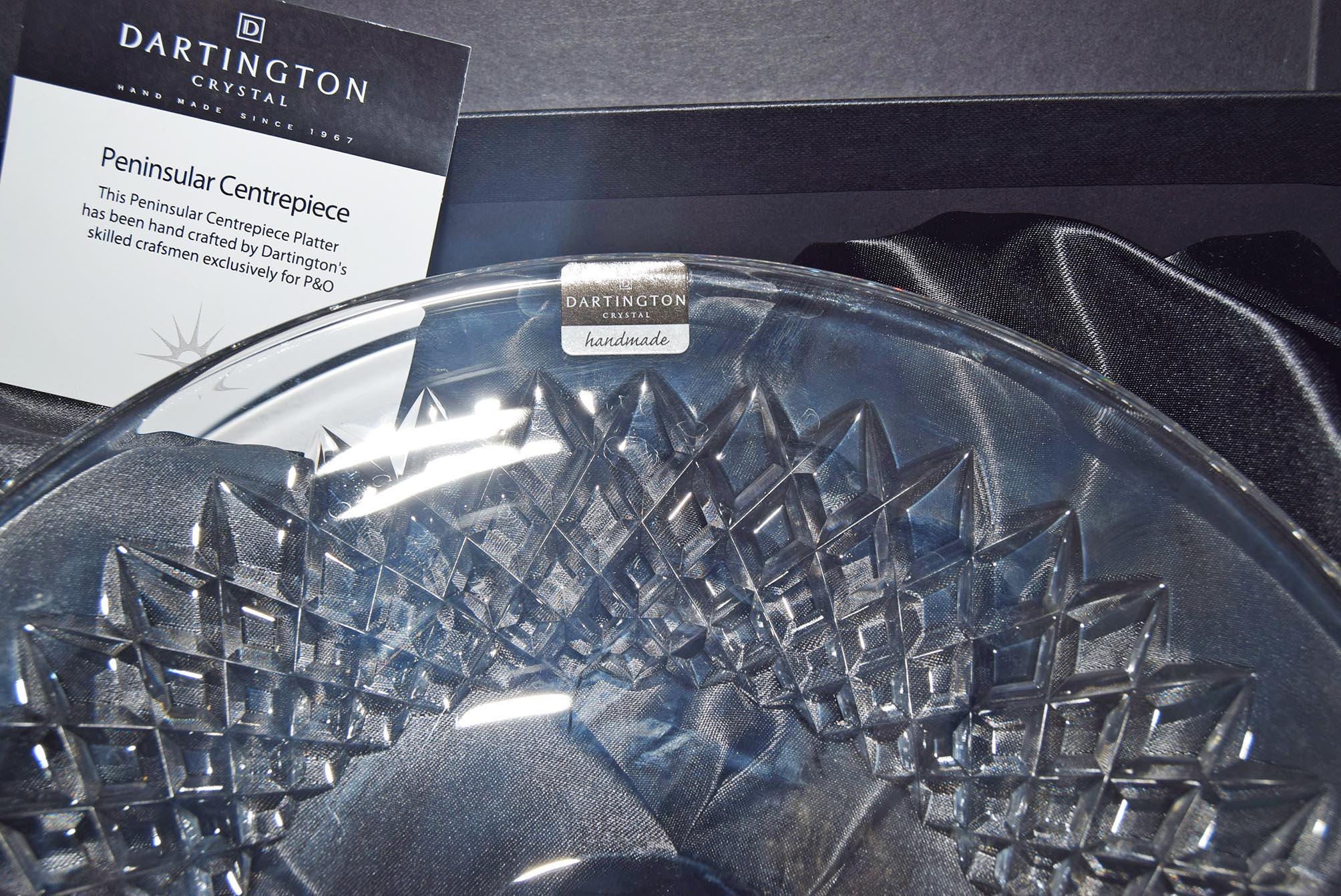 Dartington Crystal Peninsular Centrepiece Bowl Arcadia P&O Cruises