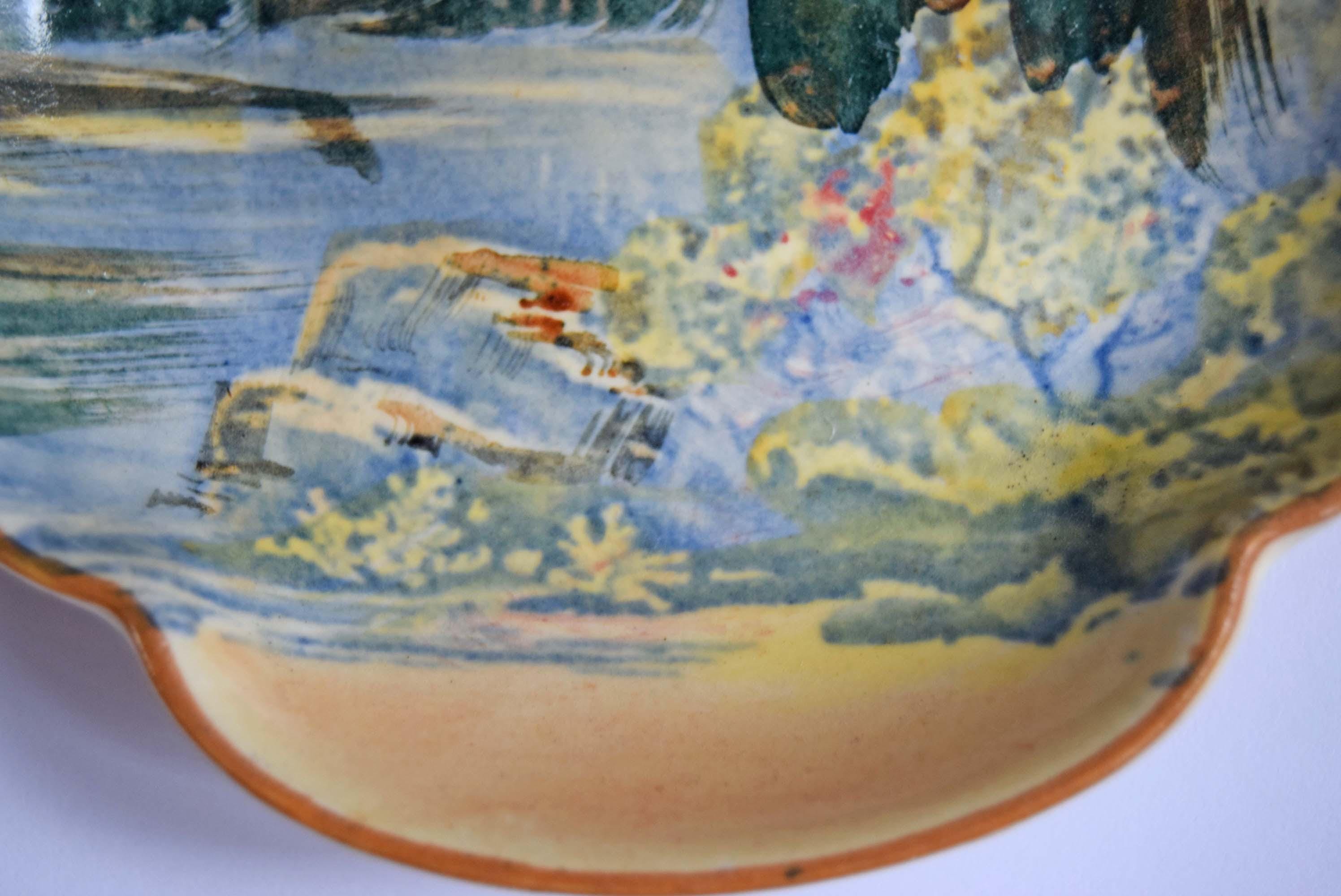 Rare Art Deco Royal Doulton 'Woodley Dale' Pin Dish c1930s