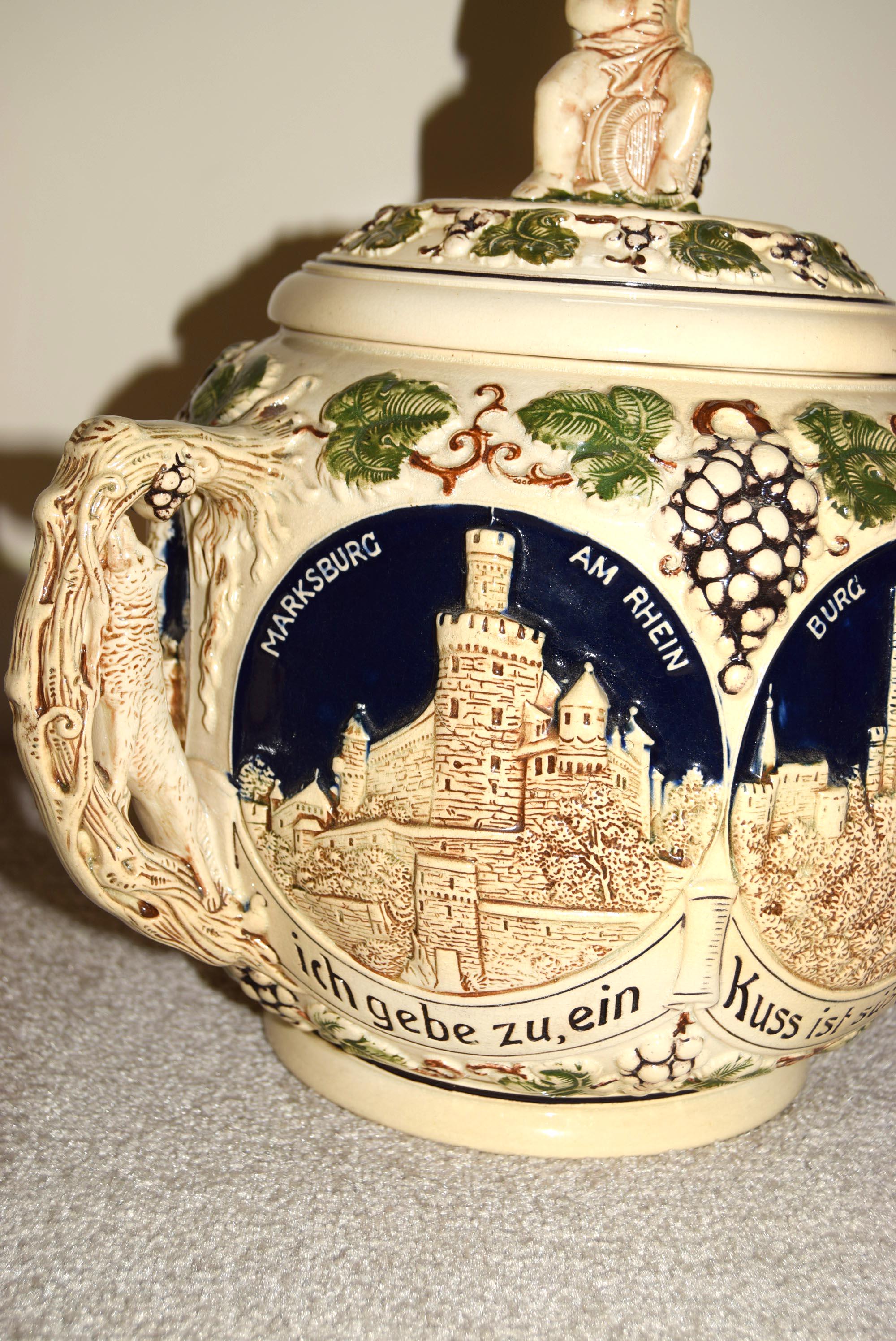 Wekara Castles On The Rhine German Punch Bowl / Tureen