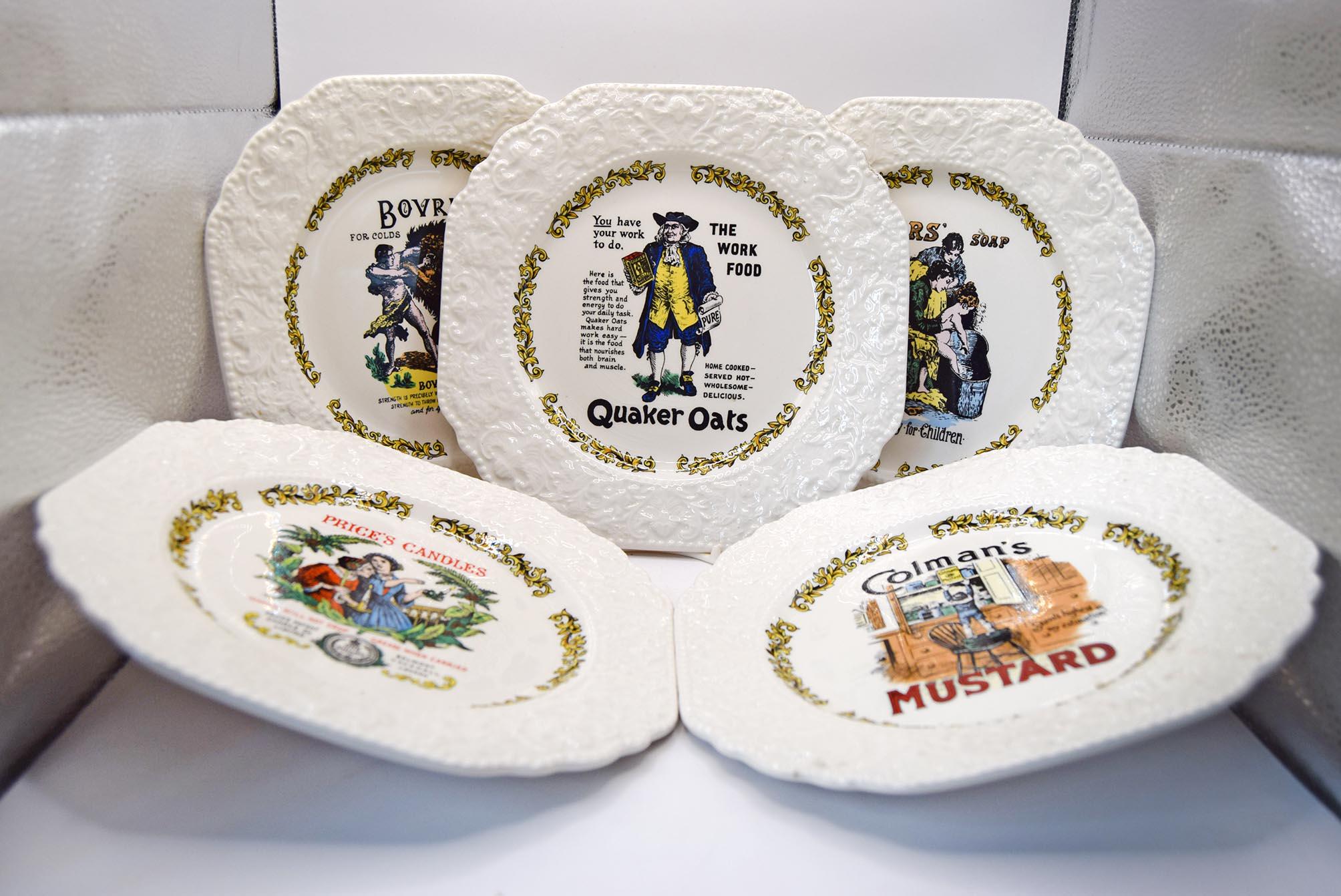 Set of 5 Lord Nelson Pottery Pears' Soap Victorian Advertising Plates | c1950s | Decorative plates