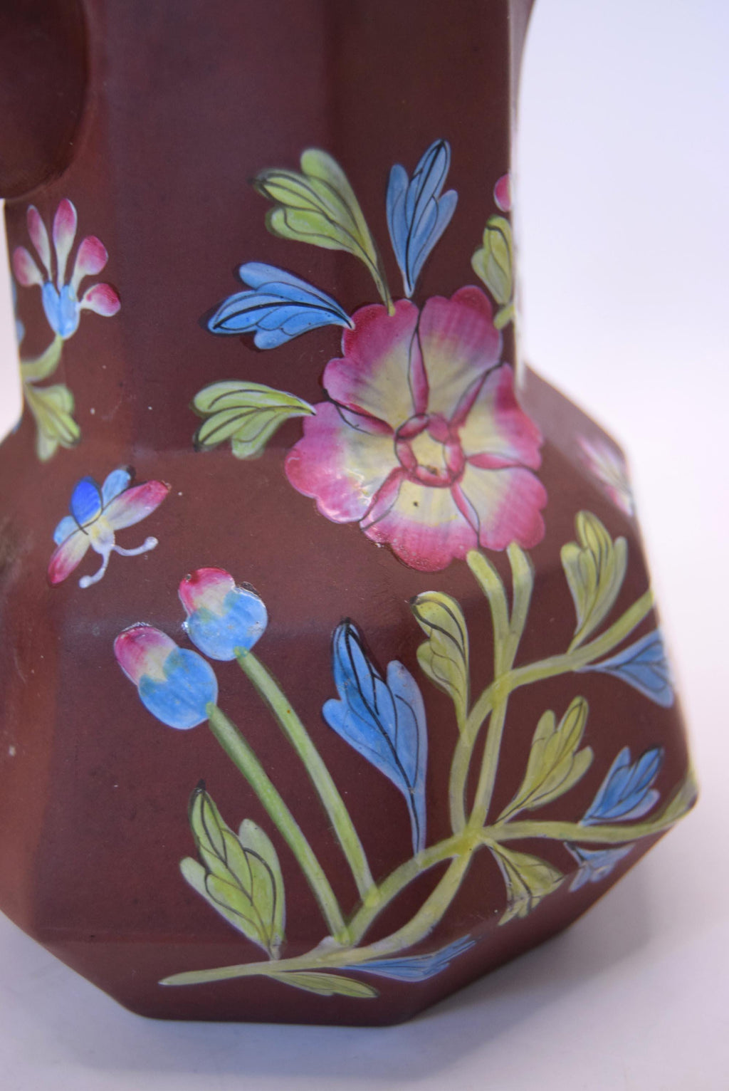 Very Rare 1820 Antique Spode Rosso Antico Redware Hydra Jug Design 3339