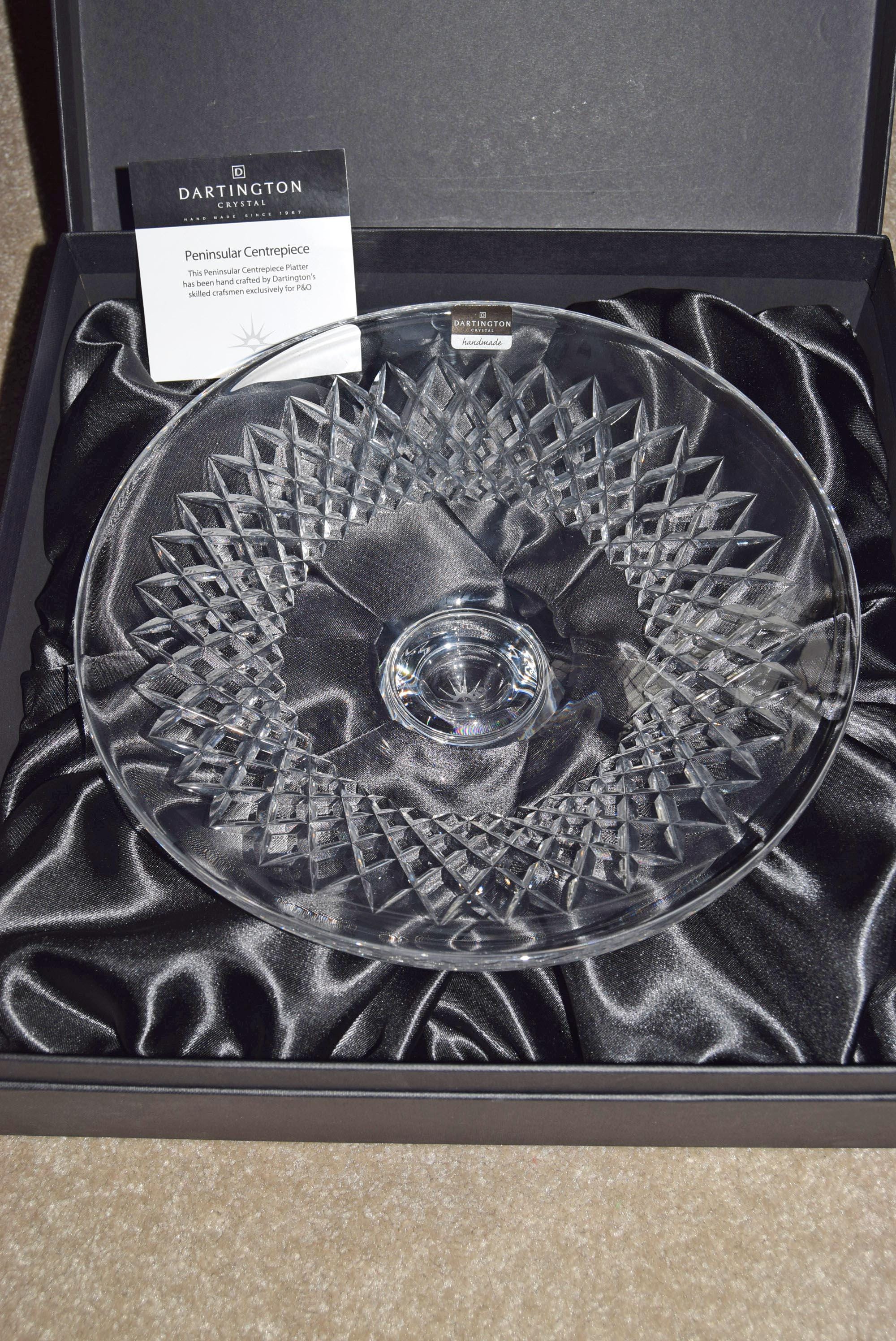 Dartington Crystal Peninsular Centrepiece Bowl Arcadia P&O Cruises