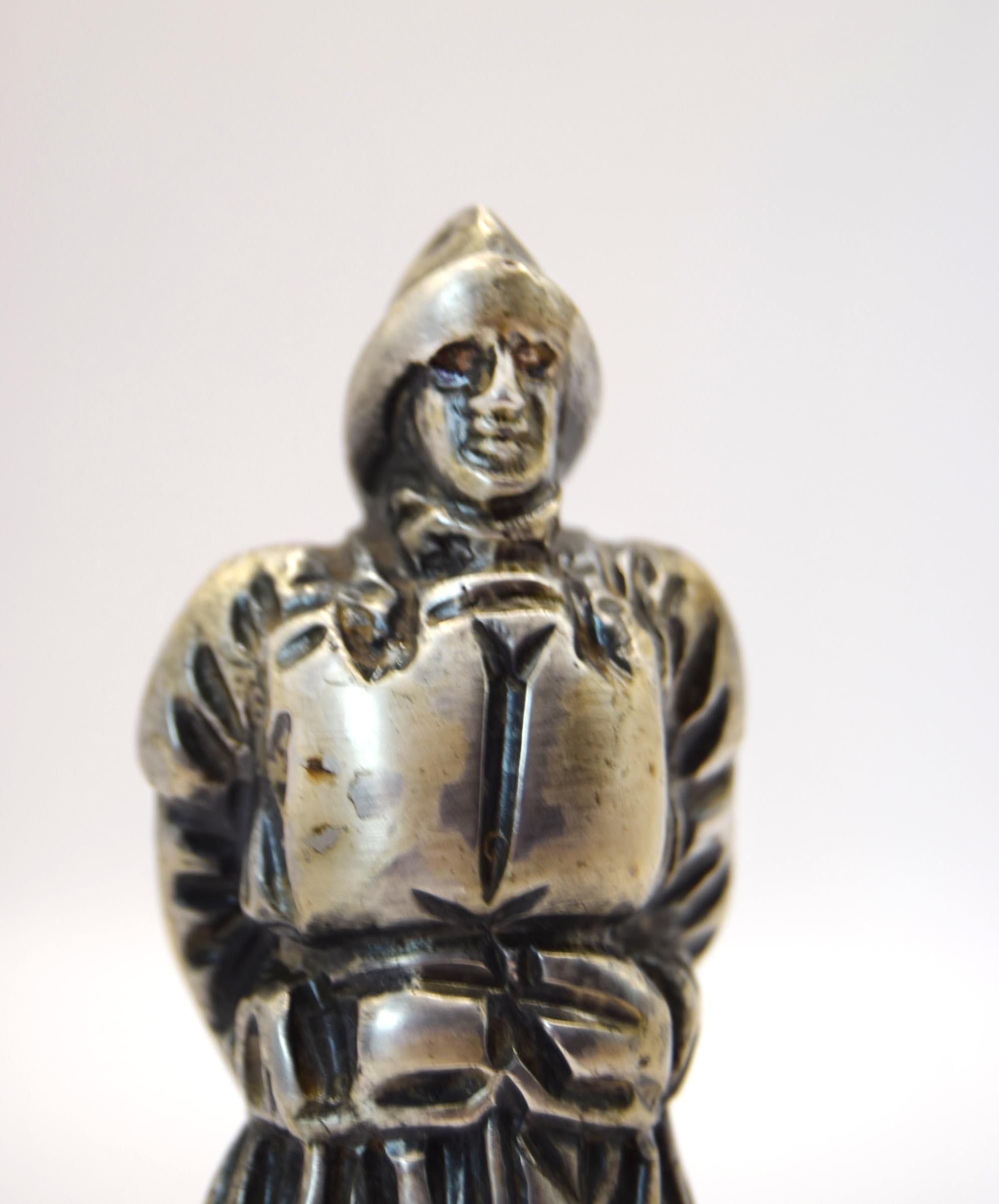 RARE FIND Vintage Presentation Statue for Lifeboat Service 1955. Silvered brass