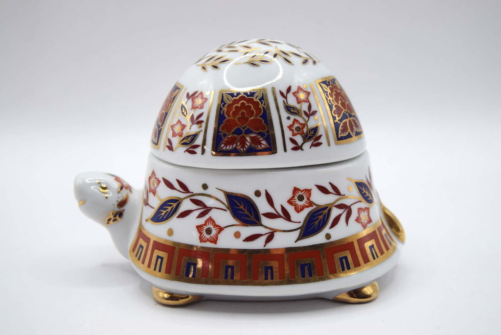 Imari Porcelain Tortoise Trinket Box – Leonardo Collection Made in Japan