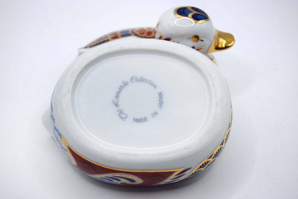 Imari Porcelain Duck Trinket Box â€“ Leonardo Collection, Made in Japan