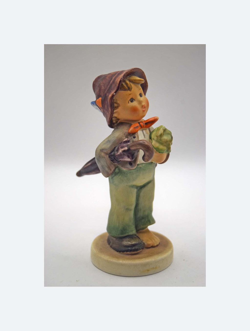 Vintage Hummel figurine Lost Stocking TMK6 #374 W. Germany