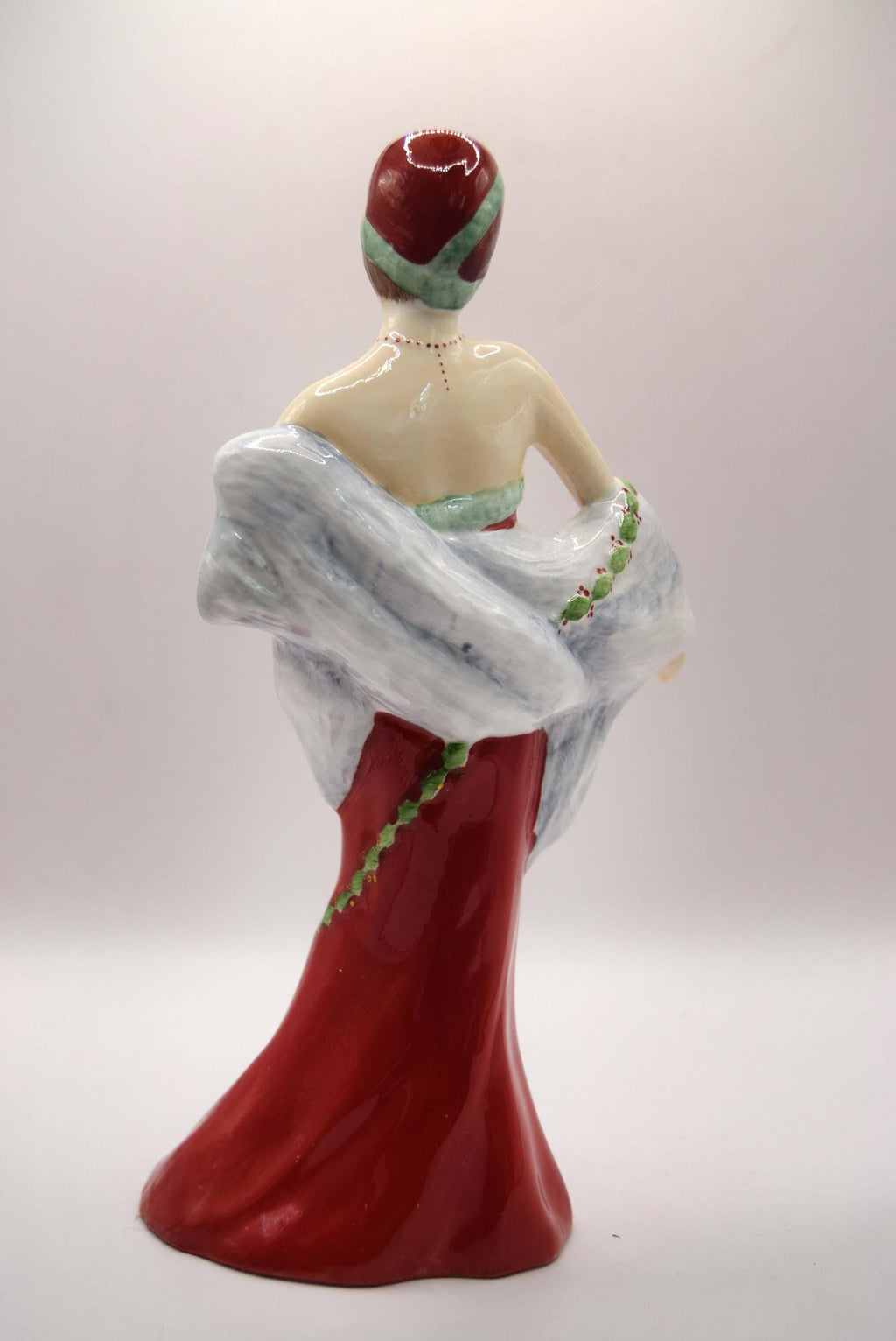 Vintage "Serenade" Fine Bone China Figurine - Made in England - Lady in Red