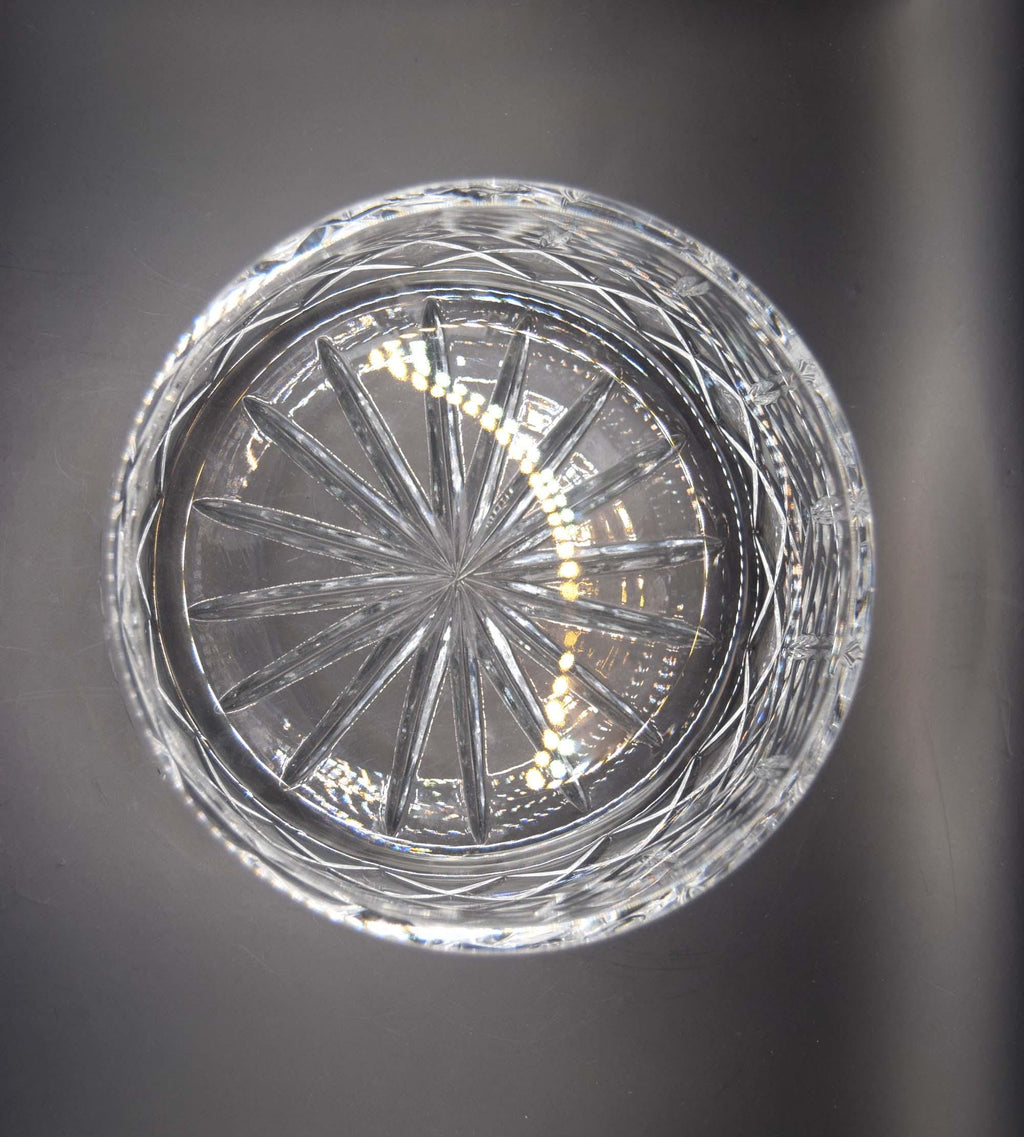 Vintage Bohemia Ascot Fine Cut Lead Crystal Bowl - Original Box - New Old Stock