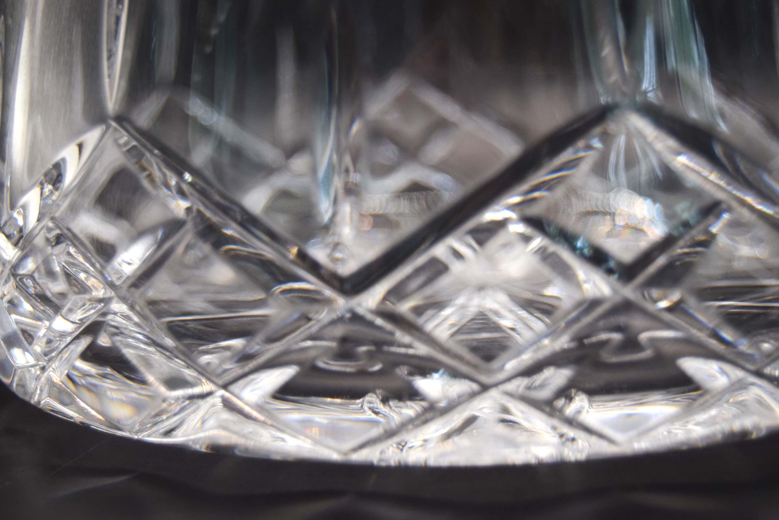 Vintage Bohemia Ascot Fine Cut Lead Crystal Bowl - Original Box - New Old Stock