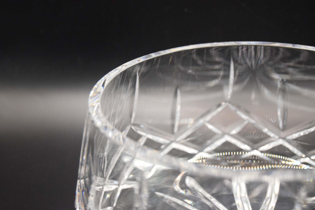 Vintage Bohemia Ascot Fine Cut Lead Crystal Bowl - Original Box - New Old Stock