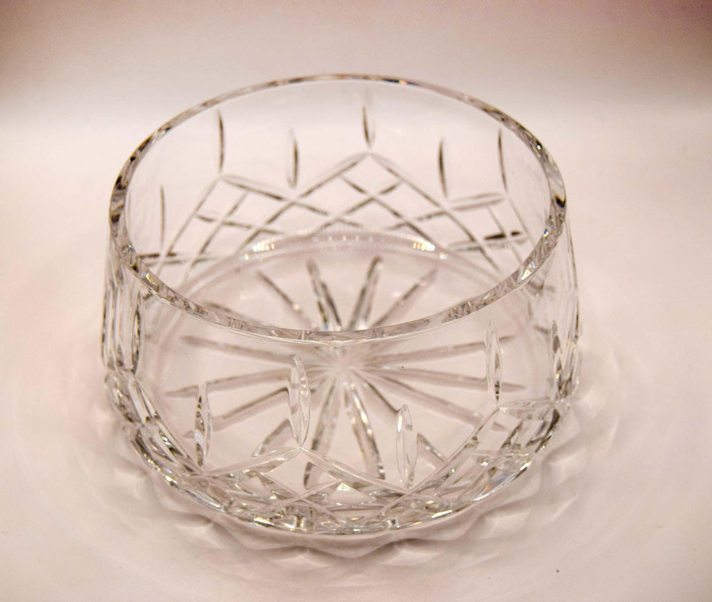 Vintage Bohemia Ascot Fine Cut Lead Crystal Bowl - Original Box - New Old Stock
