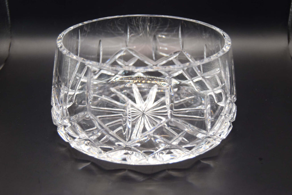 Vintage Bohemia Ascot Fine Cut Lead Crystal Bowl - Original Box - New Old Stock