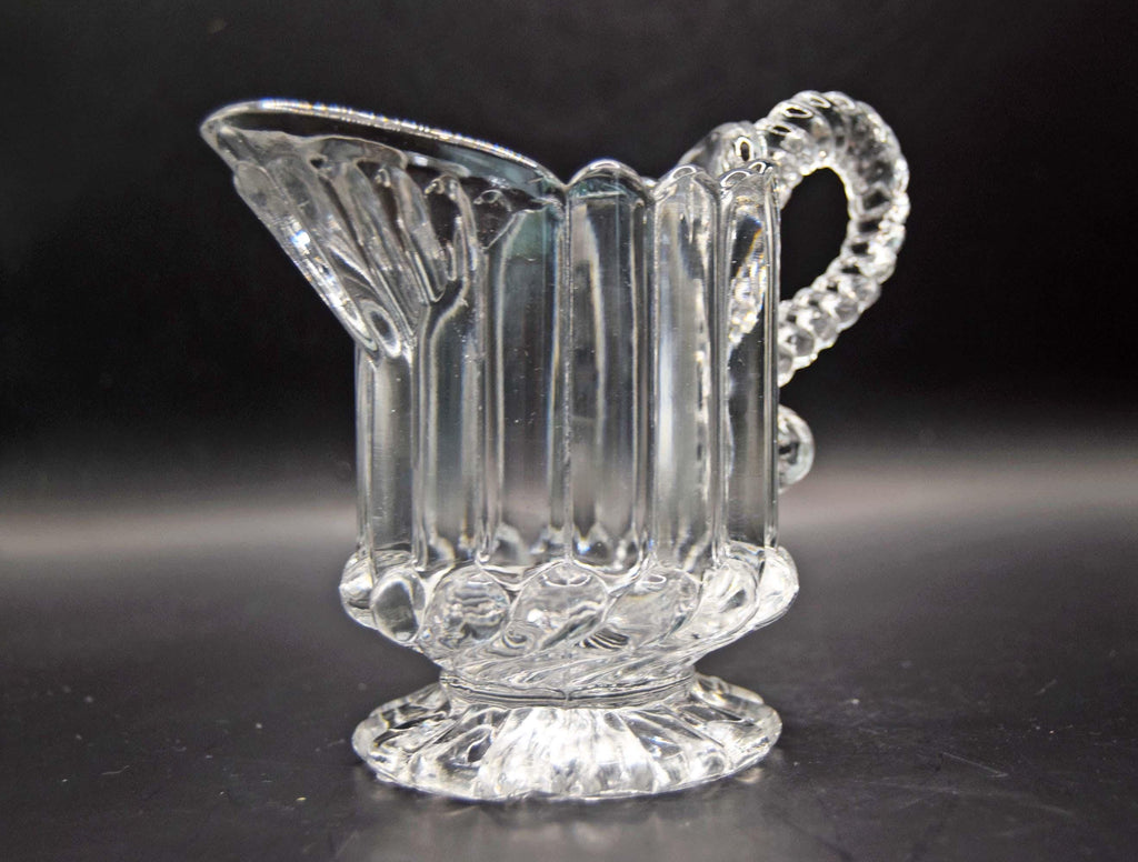 Antique Victorian Pressed Glass Milk Jug | Edward Moore & Co. | 1887