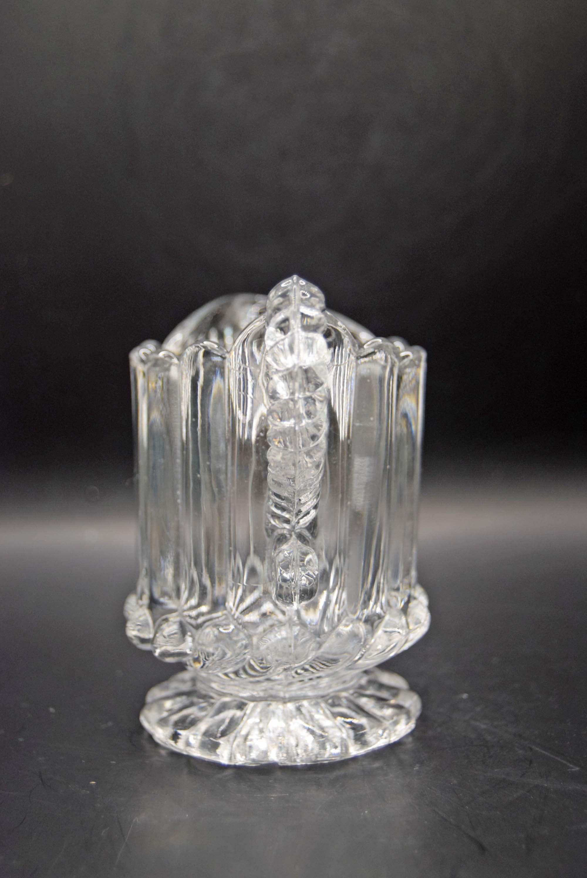 Antique Victorian Pressed Glass Milk Jug | Edward Moore & Co. | 1887