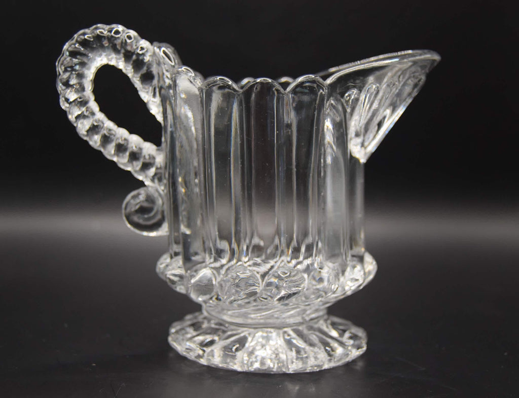 Antique Victorian Pressed Glass Milk Jug | Edward Moore & Co. | 1887
