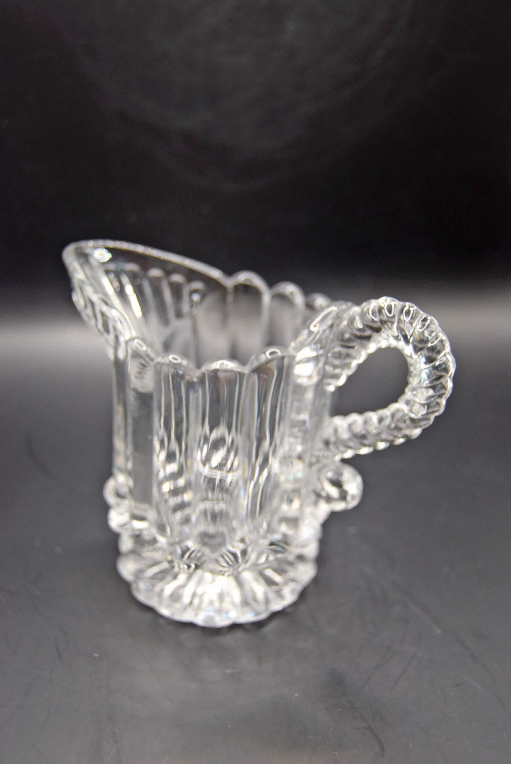 Antique Victorian Pressed Glass Milk Jug | Edward Moore & Co. | 1887