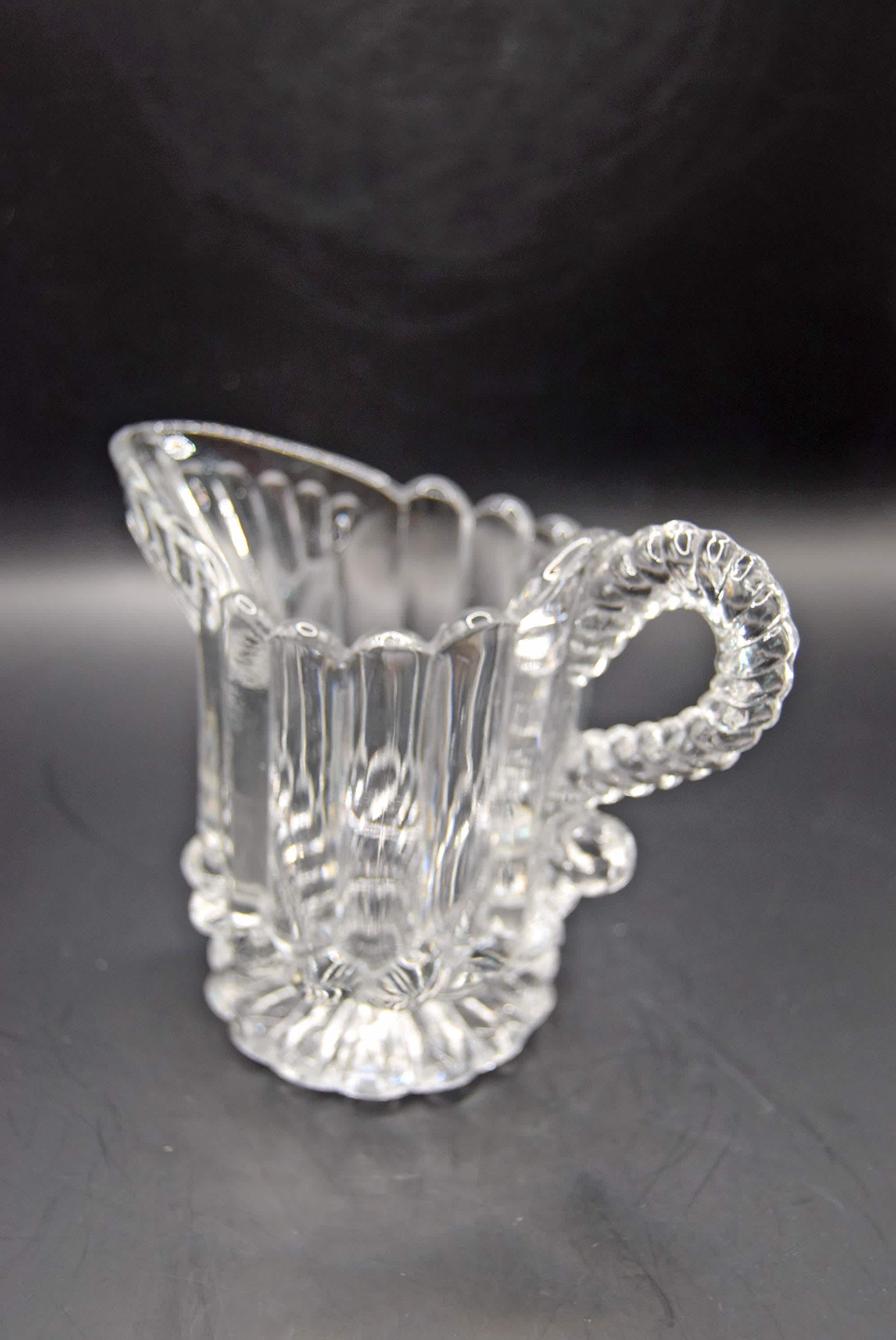 Antique Victorian Pressed Glass Milk Jug | Edward Moore & Co. | 1887