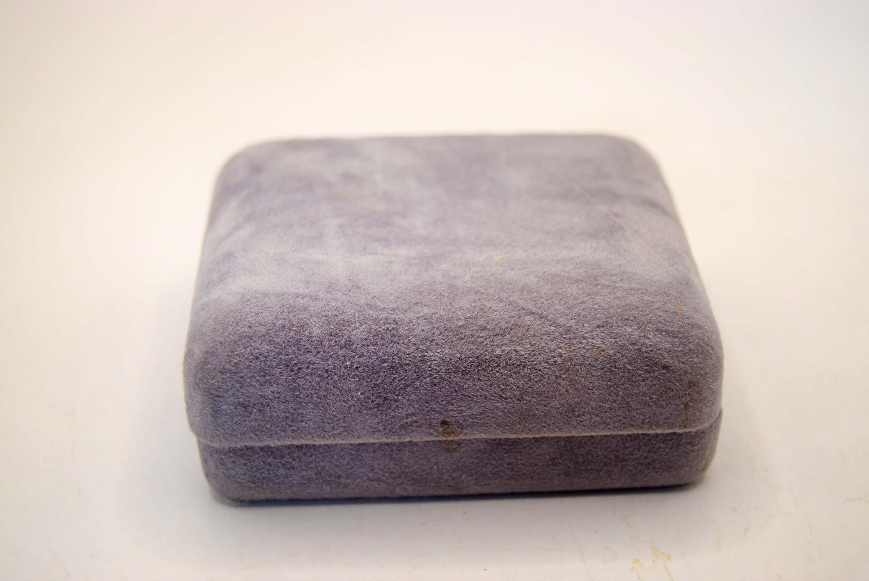Vintage Charles Rose Fine Bone China Violet Brooch with Original Velvet Box.