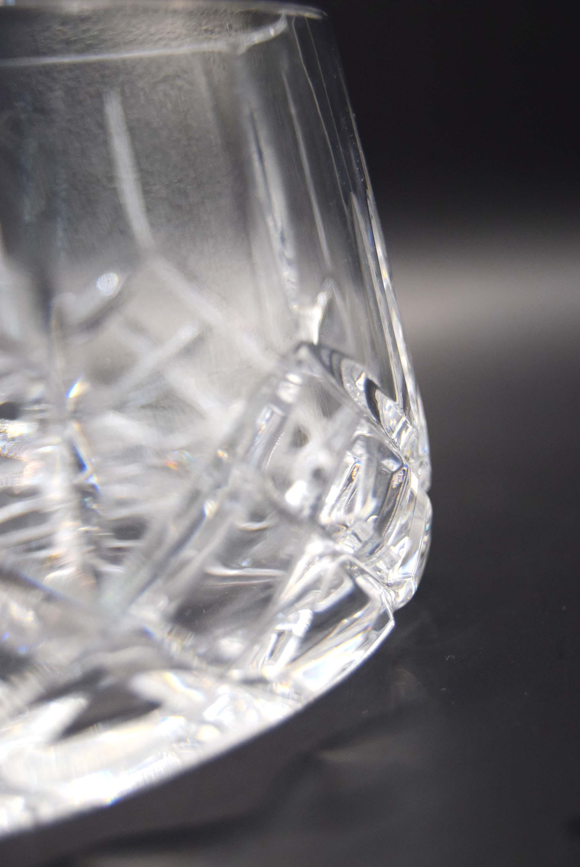 Vintage Bohemia Ascot Fine Cut Lead Crystal Bowl - Original Box - New Old Stock
