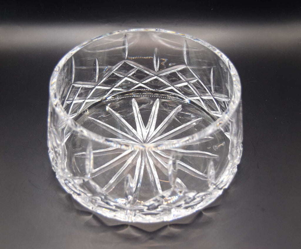 Vintage Bohemia Ascot Fine Cut Lead Crystal Bowl - Original Box - New Old Stock