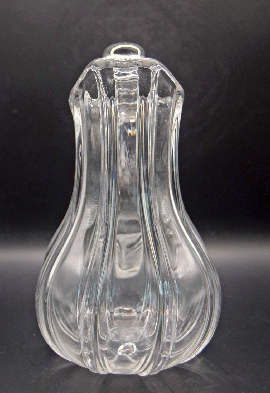 Antique William IV Ribbed Glass Water Jug, c.1830 - Hand-Blown Georgian Era