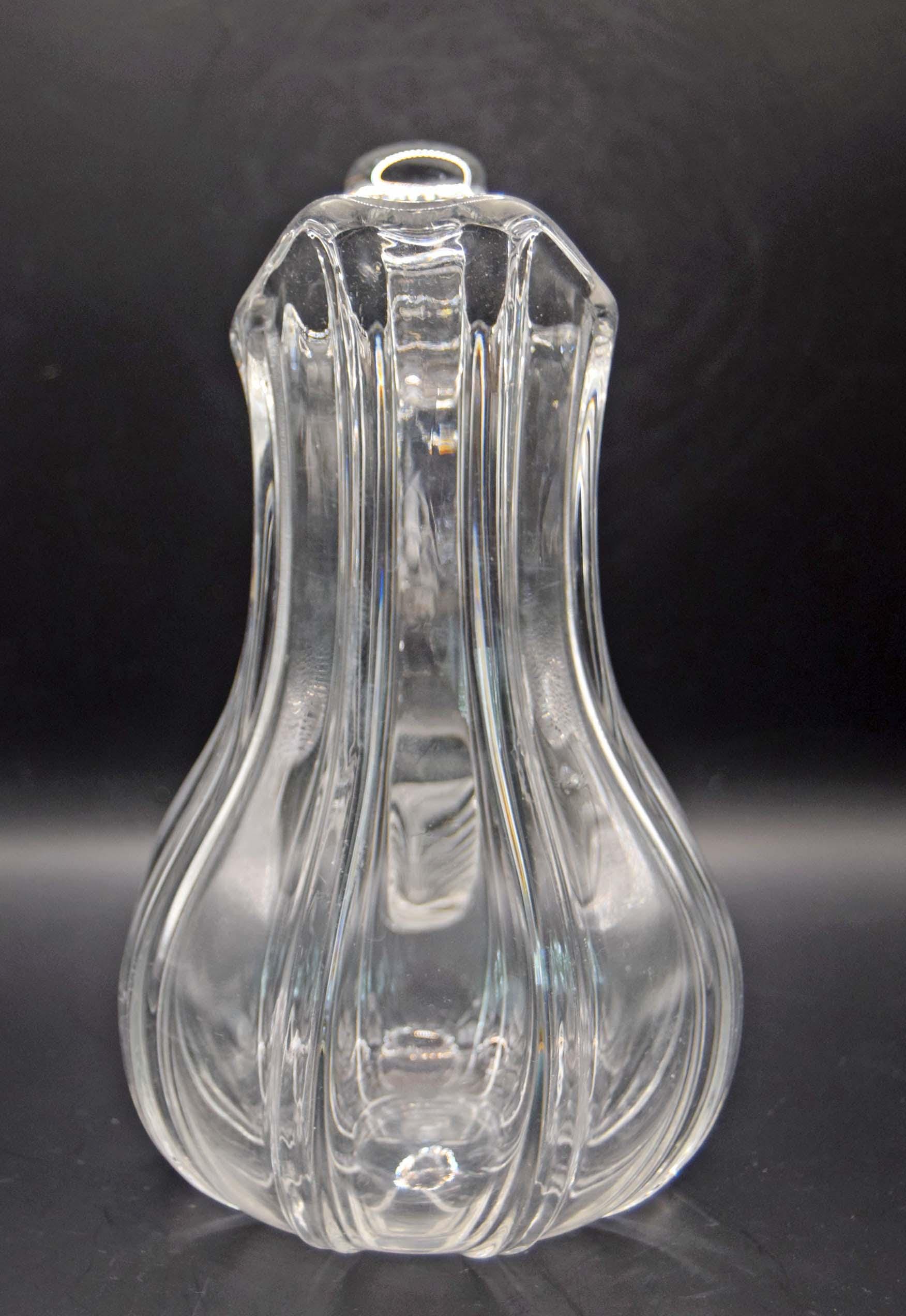 Antique William IV Ribbed Glass Water Jug, c.1830 - Hand-Blown Georgian Era