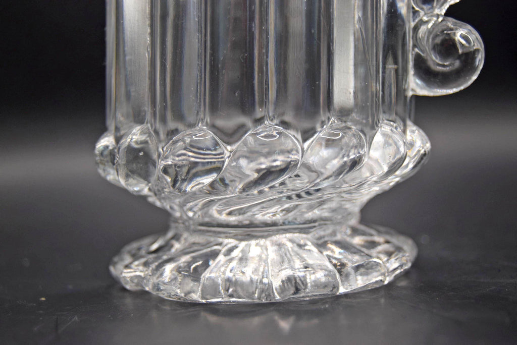 Antique Victorian Pressed Glass Milk Jug | Edward Moore & Co. | 1887
