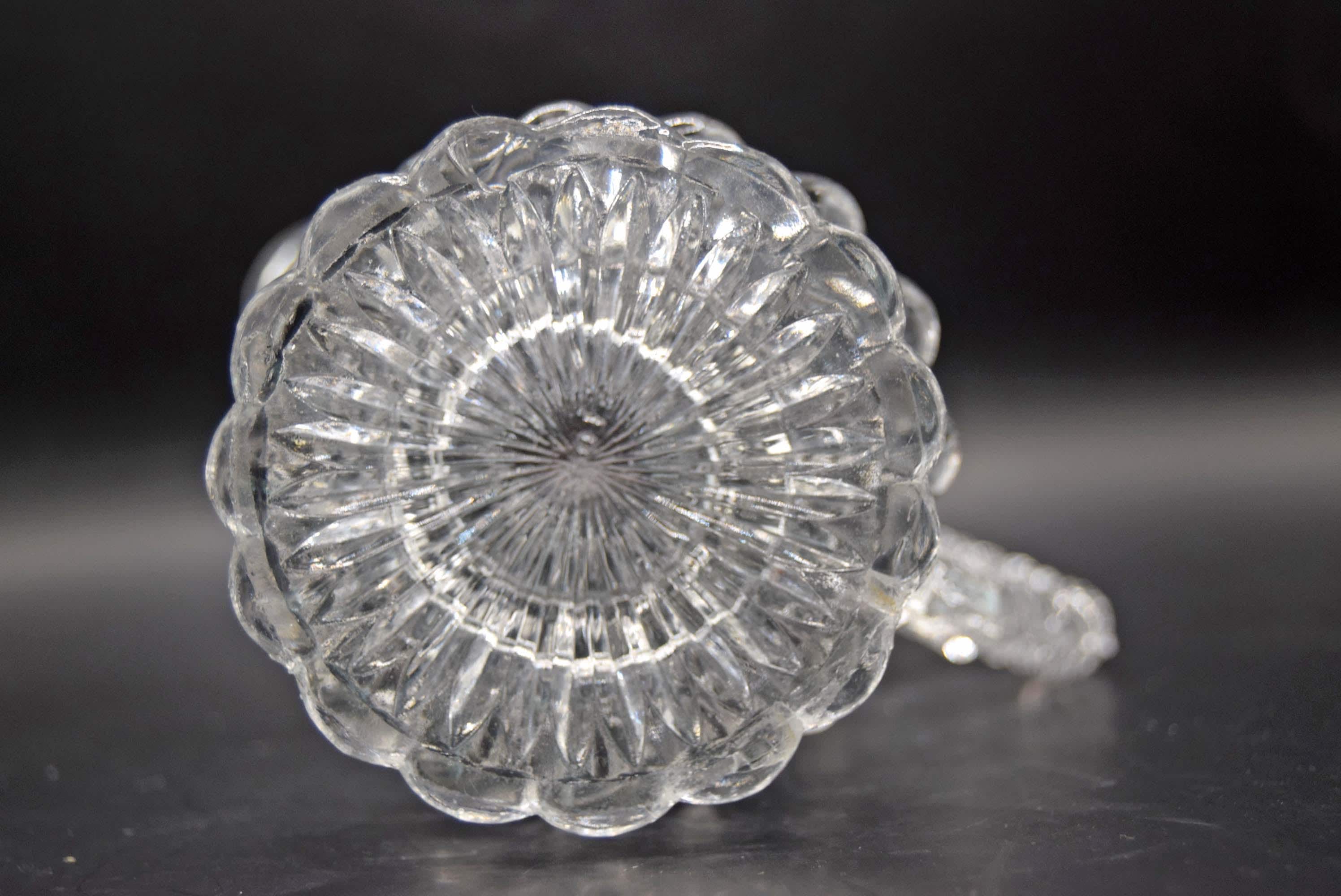Antique Victorian Pressed Glass Milk Jug | Edward Moore & Co. | 1887