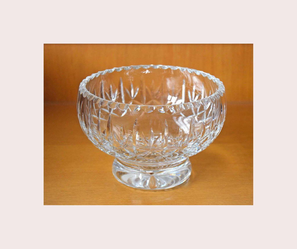 Waterford Crystal Killarney Lead Crystal Bowl - 1.5kgs - Heavy Irish Glass