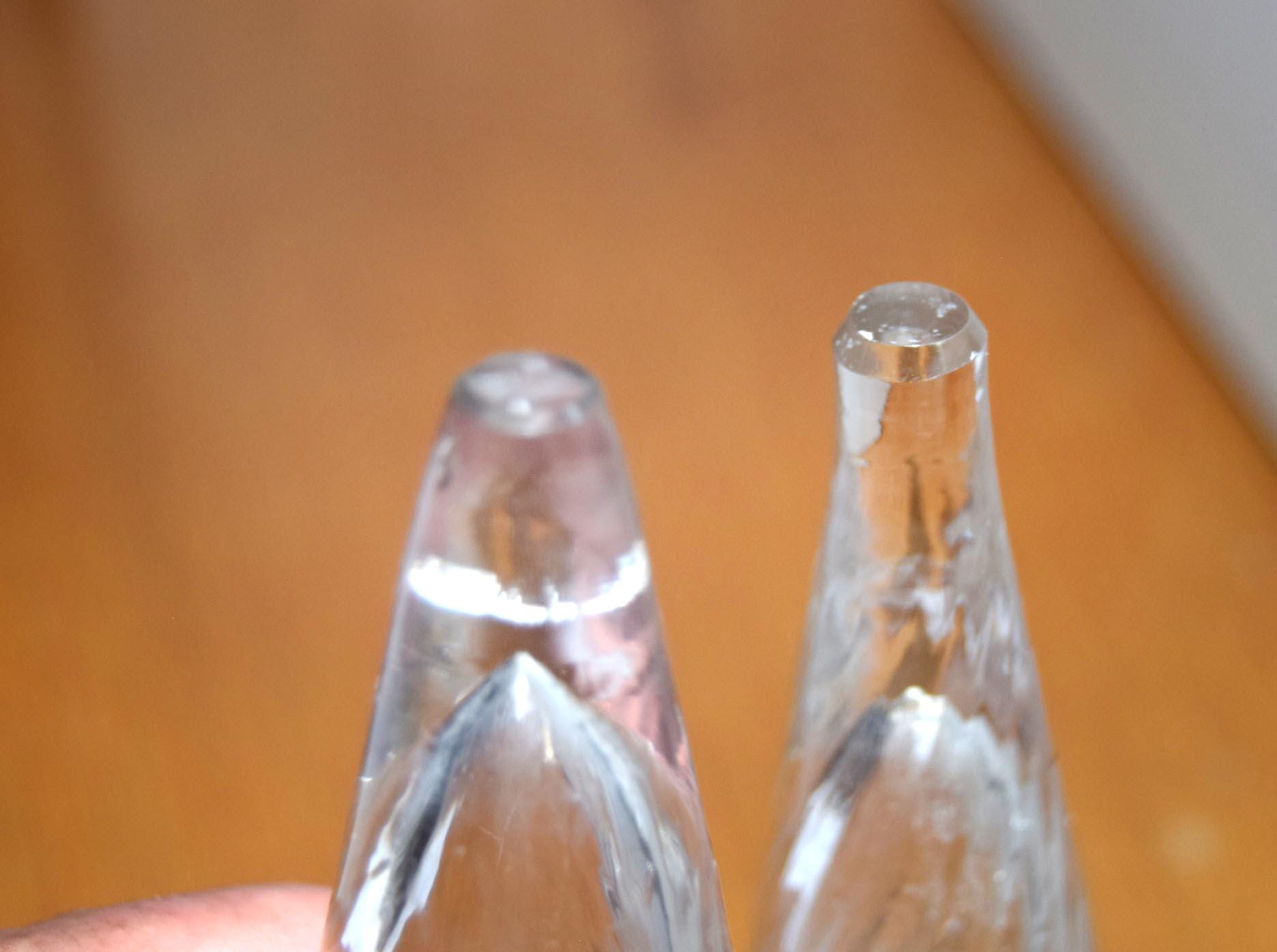 Pair of Antique Egyptian Revival Sphinx Trumpet Vases - 19thC French Spelter